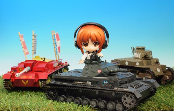 [開封品] ねんどろいどぷち＆ティーガーI 西住まほ ガールズ＆パンツァー ねんどろいどもあ ティーガーI
