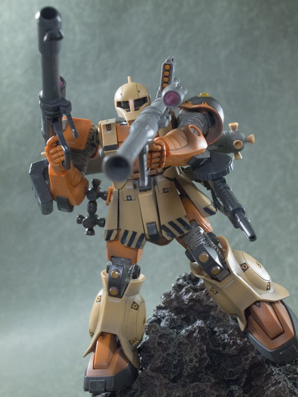 ガンプラつくろう！ HG 1/144 MS-05B ザクI 旧ザク (機動戦士ガンダム サンダーボルト版)完成 : ふぃぎゅる！