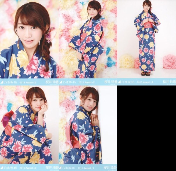2015】浴衣 全員36名 x 5カット全180種 (※山崎怜奈 学業のため) : 乃木旅