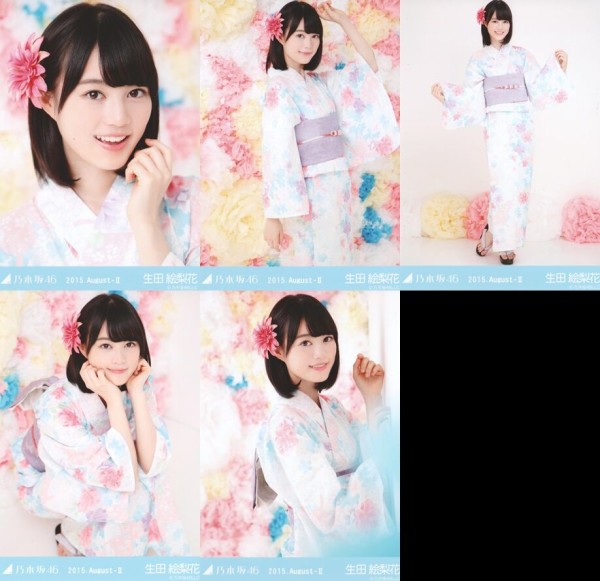 2015】浴衣 全員36名 x 5カット全180種 (※山崎怜奈 学業のため) : 乃木旅 橋本奈々未2015August-Ⅱ浴衣 5枚コンプセット