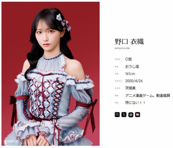 【23日まで限定値下げ】野口衣織 くじ ビッグ賞 劇薬中毒 20thSG「劇薬中毒」制服 公式写真 : 乃木旅