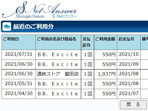 bb エキサイト セール ユーザー 名