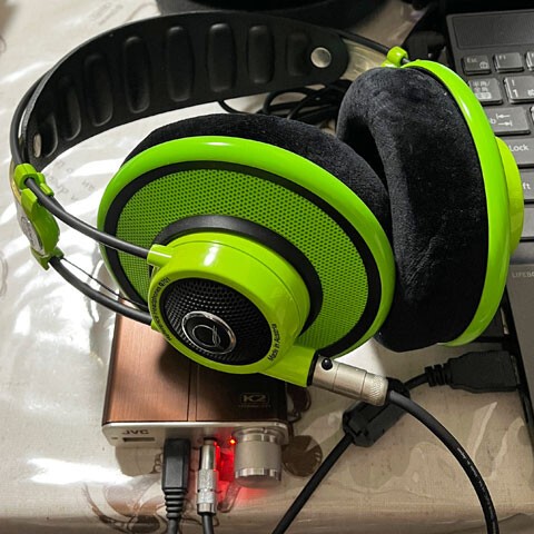 【美品】AKG Q701 BLACK（イヤーパッド交換済） Geekria イヤーパッド Comfort 互換性 パッド アーカーゲー AKG