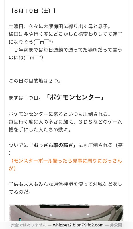 悲報 一般人 息子と一緒にポケモンセンターに行ったら汚いおっさんばっかりでビックリした 本田未央ちゃん応援まとめ速報