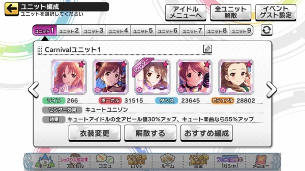 デレステ カーニバルsss昇格したい部 ワイ編成見せる 本田未央ちゃん応援まとめ速報