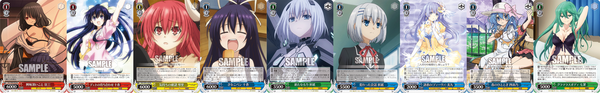 しろくろメイド 狂三 PR プロモ 3枚 WS】しろくろカプセル デート・ア・ライブ「しろくろメイド 狂三