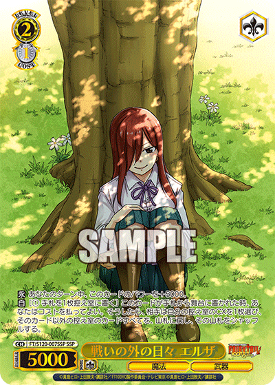Weiss Schwarz/Fairy Tail: 100 Years Quest]仲間を守る為の剣