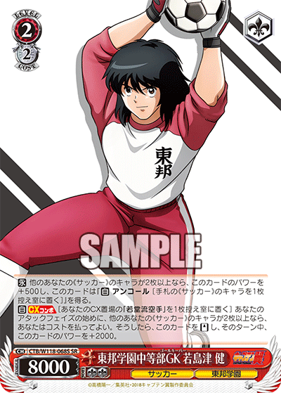 WS】キャプテン翼「猛虎 日向小次郎」「東邦学園中等部GK 若島津
