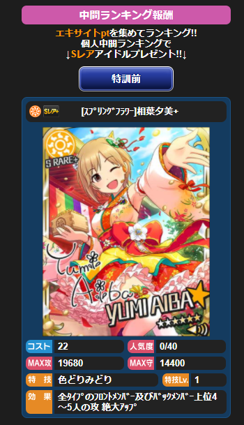 モバマス コラボイベント ゾンビガールズサガ 11人の伝説のアイドル フルパワー1000位入賞 本田未央ちゃん応援まとめ速報