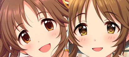 デレステ 藍子と十時 基本的な顔の作りは似てるような気がしてたけどよく見ると結構違った 本田未央ちゃん応援まとめ速報