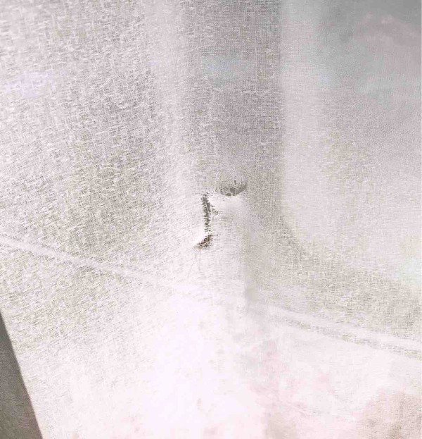 レースカーテンの補修 まっきーのブログ