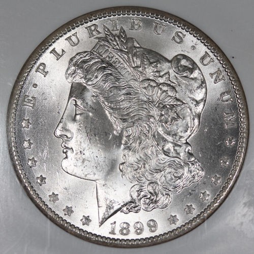 モルガンダラー銀貨　1899年　アメリカ 1893年 アメリカ モルガンダラー銀貨 AU DETAILS CLEANED | 港区虎ノ門