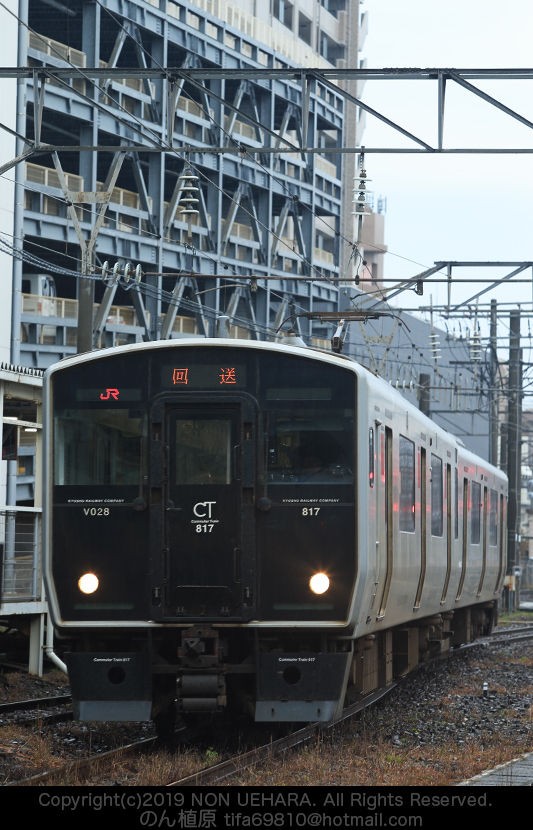 鹿児島 817系長崎車vn28編成返却回送 のん植原の鹿児島撮り鉄日記 Livedoorブログ