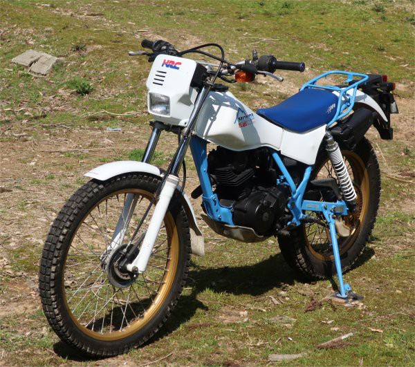 TL125(JD06)フィールドトリッパー(1892km)純正実働エキパイ