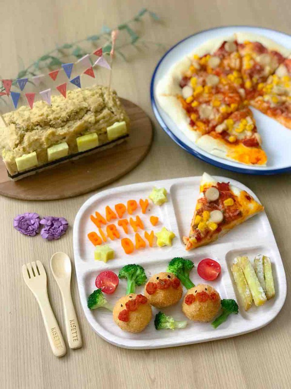 献立 2歳のお誕生日のメニューや飾り付けやレシピ のんすけ おちびのおいしいくらし 離乳食 幼児食