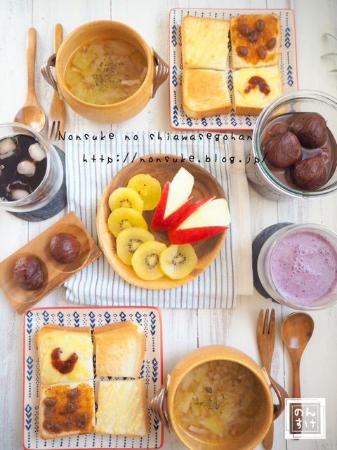 献立 9月の休日朝ごはんシリーズ のんすけのおいしいくらし