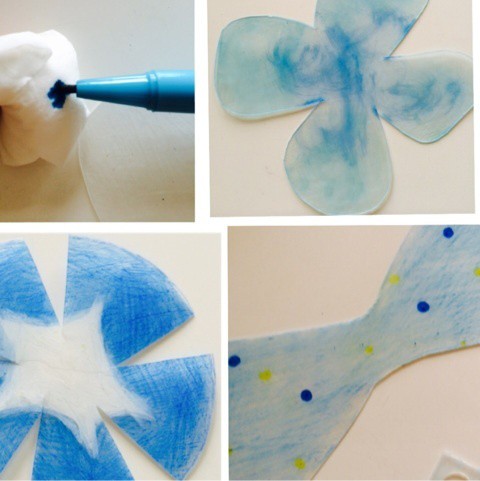 夏のプラバン遊び ノープラン生活