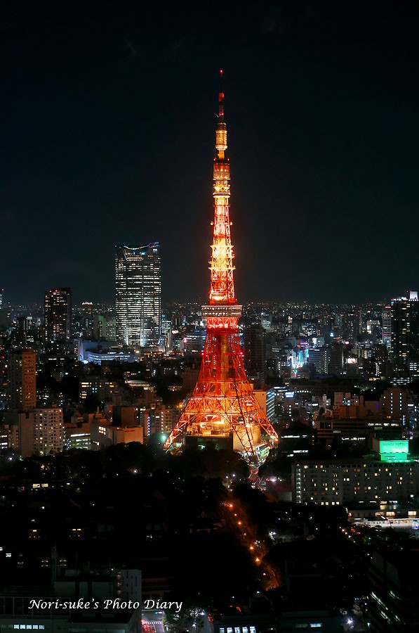 世界貿易センタービルからの夜景 東京タワー Nori Sukeの写真散歩