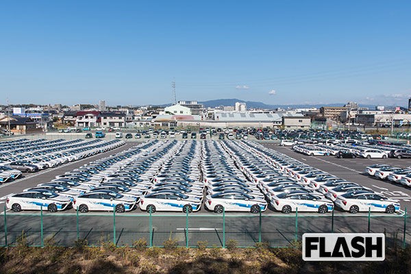 画像 トヨタ自動車のmirai完成車400台総額30億円が野ざらしで放置 乗り物速報