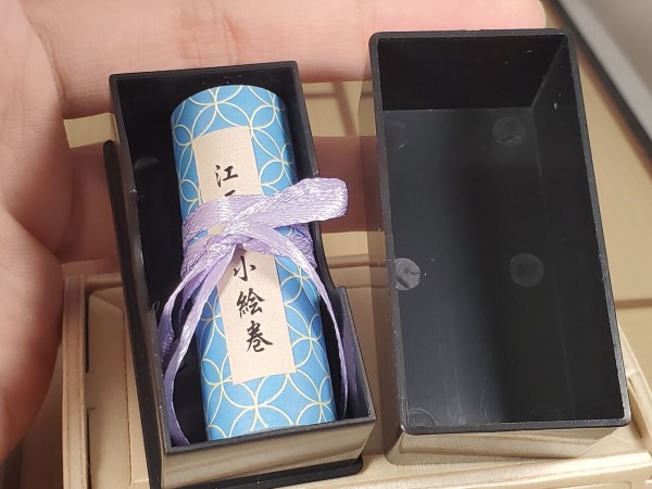 気分は忍者 ガチャガチャ 巻物マスコットメモ と 折り紙くノ一装束 ちょいたしプラモ日記