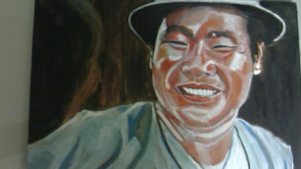 久島明さんが描く、ダンボール水彩画の世界。（沼津市戸田） : 沼津つ