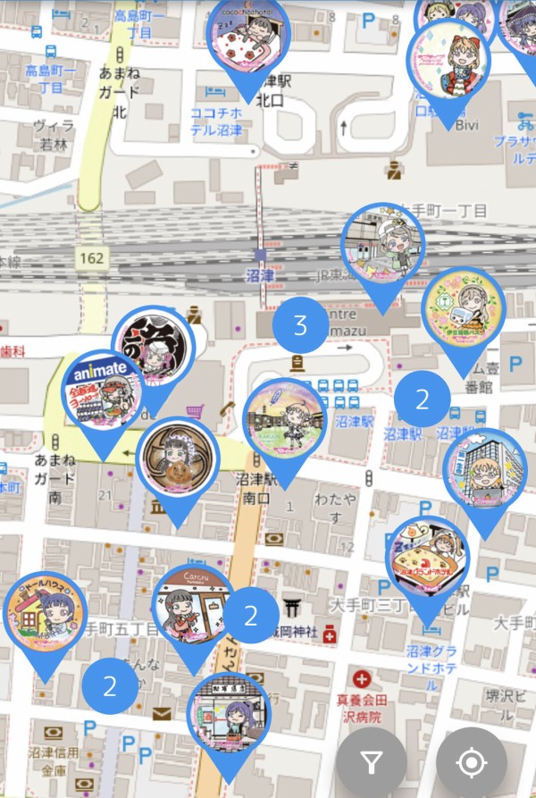 沼津デジタルまちあるきマップ」が登場！ラブライブのまちあるき