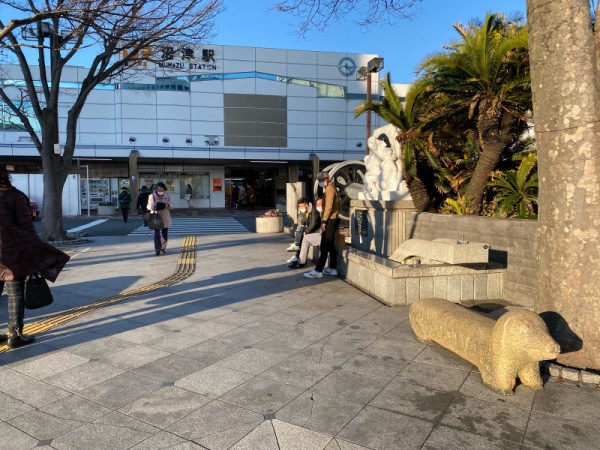 そういえば沼津駅アントレ2階の 座れ ない ところ がかわいいね ちなみに2月15日 火 は全館休館だよ 沼津つーしん