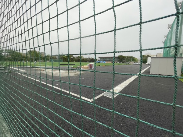 飛龍高校のグラウンドが、すごいことになってる。沼津学園飛龍高等学校