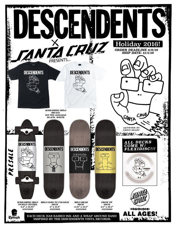 最近のDescendentsのマーチライナップがすごい！ : PUNX SAVE THE