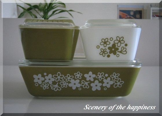 オールドパイレックス　レフ　８点セット オールドパイレックス レフ 8点セット OLD PYREX レフリジレーター