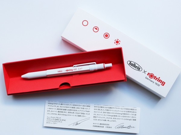 美しさの極み ロットリング 600 3in1 マルチペン パーマネント