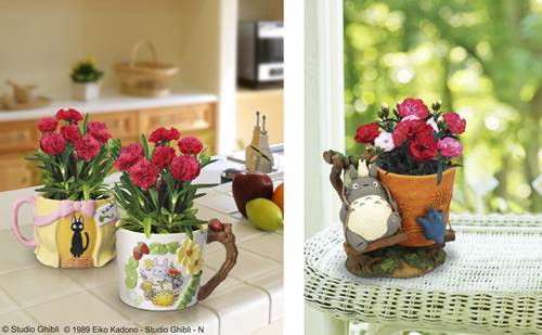 トトロやジジのプランターに入った ジブリの21年母の日フラワーギフトが登場 落穂log