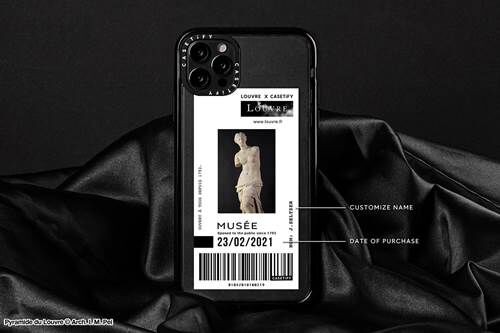 ルーヴル美術館とCASETiFYがコラボ！ iPhoneケースやワイヤレス