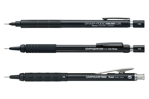 ぺんてるから製図用シャープペンシル発売60周年記念モデル3種と歴史年