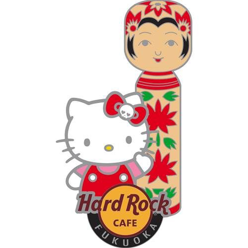 ハードロックカフェ」×「ハローキティ」の限定ピンバッジなどコラボ