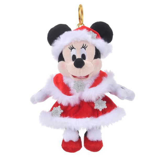 ミニー ディズニーストア 2024 クリスマス ぬいぐるみ サンタ ディズニーストア限定 ミッキーミニー サンタ ぬいぐるみ