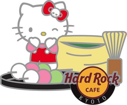 ハードロックカフェ」×「ハローキティ」の限定ピンバッジなどコラボ