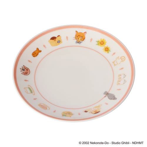 【未使用品】猫の恩返し　お皿　猫の事務所　プレート　スタジオジブリ みにちゅあーと] 特別企画 「猫の恩返し」 猫の事務所 (組み立てキット