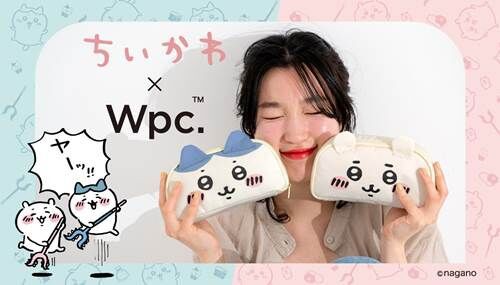 ちいかわ・ハチワレの折りたたみ傘とフェイスポーチのセットがWpc.から