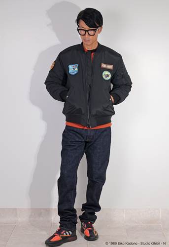 ジブリ作品のアメカジブランドGBLから魔女の宅急便のMA-1と紅の豚のN3B