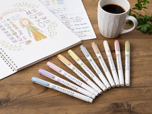 ゼブラのラインマーカー マイルドライナー に22年の新色が登場 落穂log