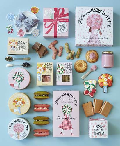 Afternoon Tea から桜やいちごを楽しむ Sweets Tea Gift が登場 人気イラストレーターshogo Sekineさんのパッケージデザインにも注目 落穂log