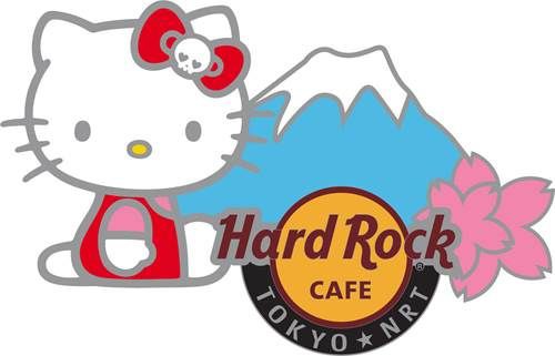 ハードロックカフェ」×「ハローキティ」の限定ピンバッジなどコラボ
