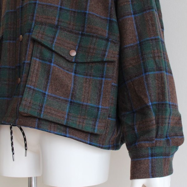 JieDa 2019AW PLAID COACH JACKET begnins.ch