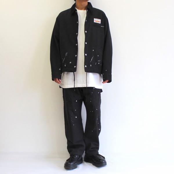 black eye patch × whimsy painter jacket | chaofightshop.com