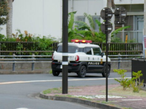 小笠原警察の新型車両か 小笠原父島 オガツアーのブログ３