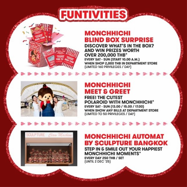 Monchhichi Holiday Store】 at Emporium Department Store, 1st Floor