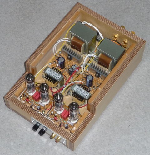 6BM8 PP その11 完成しました!! : OGUさんのクラフトオーディオ日記