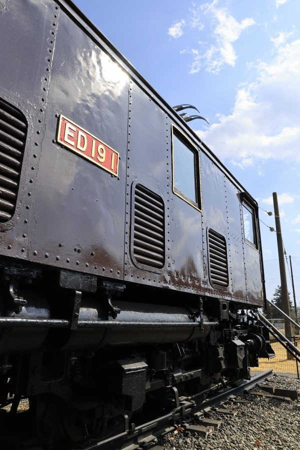 箕輪町郷土博物館のED19 1 ～保存機めぐりは【晴れ漢】に任せとけ