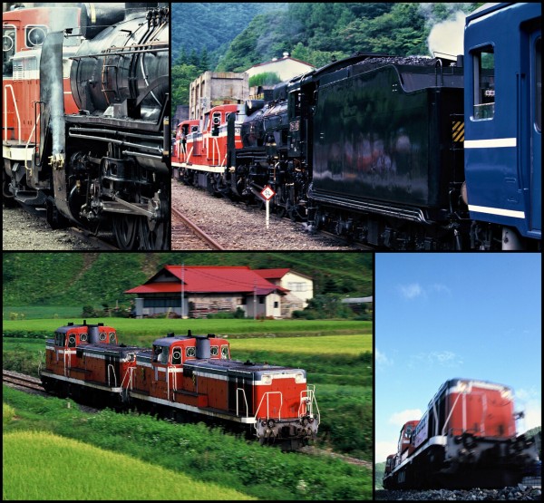 銀河ドリー厶号　蒸気機関車D51型 釜石線 D51-498 SL銀河ドリーム号 試運転 Steam locomotive